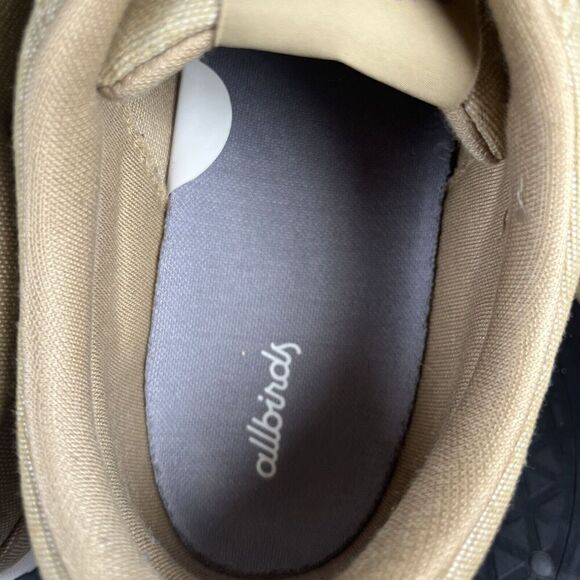 Allbirds Plant Pacers Canvas Shoes Men’s Size 11 Natural Tan Casual Sneakers - Picture 6 of 10